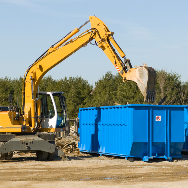 can i choose the location where the residential dumpster will be placed in Collins New York